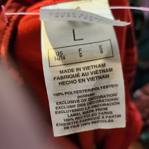 Adidas 90 Athletic Red Camo Long-Sleeve Size L Regular Fit 100% Polyester Jacket - Picture 4 of 6